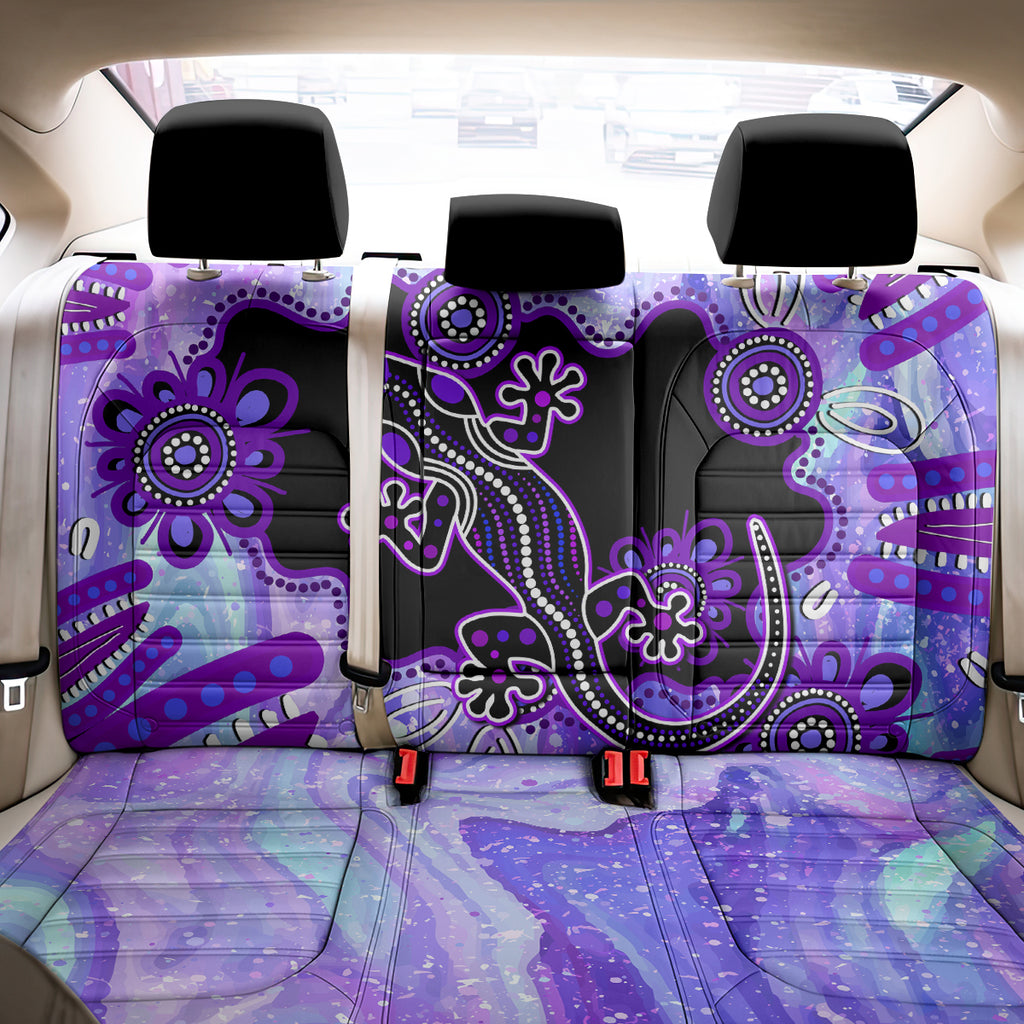 australia-opal-back-car-seat-cover-aussie-lizard-with-aboriginal-art-purple