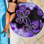 australia-opal-beach-blanket-aussie-lizard-with-aboriginal-art-purple