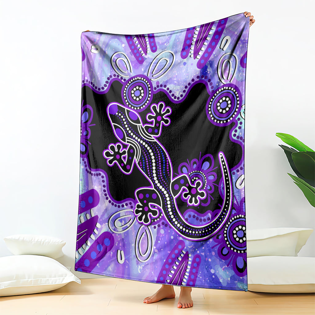 australia-opal-blanket-aussie-lizard-with-aboriginal-art-purple