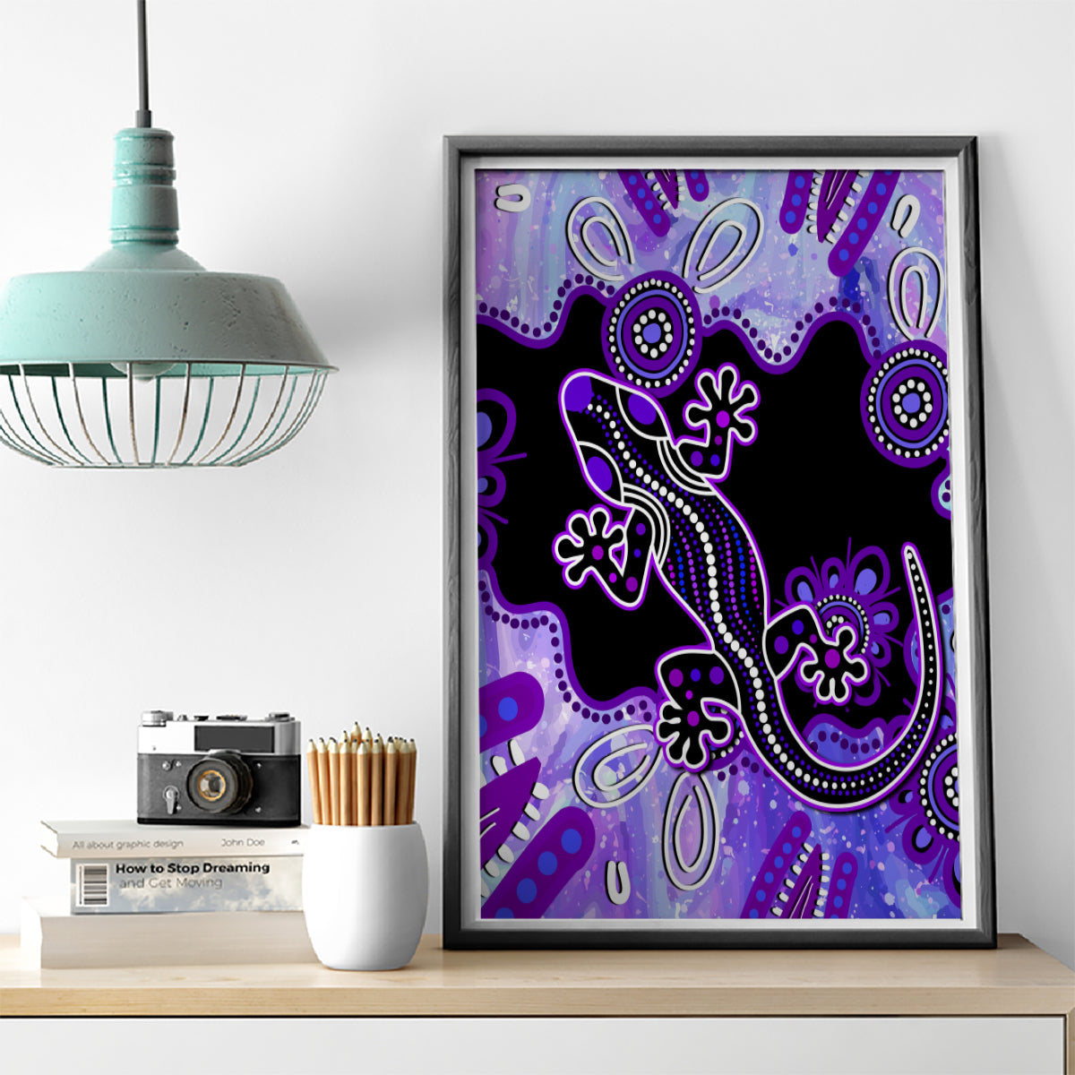 australia-opal-canvas-wall-art-aussie-lizard-with-aboriginal-art-purple