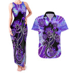 australia-opal-couples-matching-tank-maxi-dress-and-hawaiian-shirt-aussie-lizard-with-aboriginal-art-purple