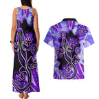 australia-opal-couples-matching-tank-maxi-dress-and-hawaiian-shirt-aussie-lizard-with-aboriginal-art-purple
