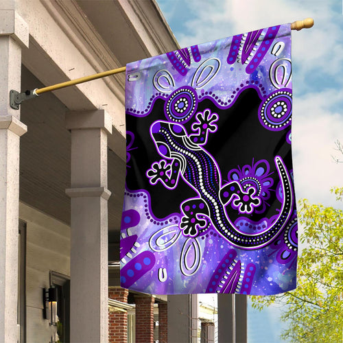 australia-opal-garden-flag-aussie-lizard-with-aboriginal-art-purple