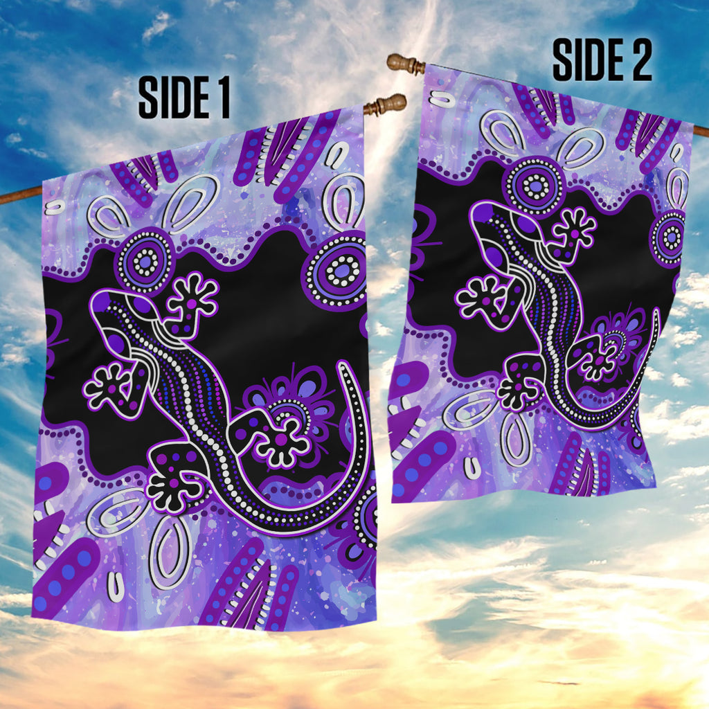 australia-opal-garden-flag-aussie-lizard-with-aboriginal-art-purple