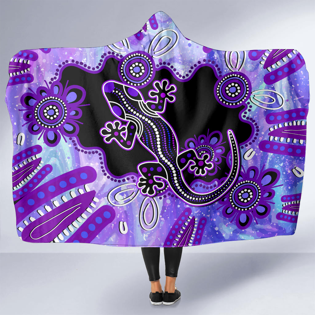 australia-opal-hooded-blanket-aussie-lizard-with-aboriginal-art-purple