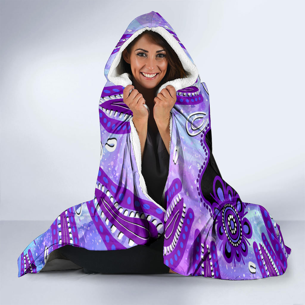 australia-opal-hooded-blanket-aussie-lizard-with-aboriginal-art-purple