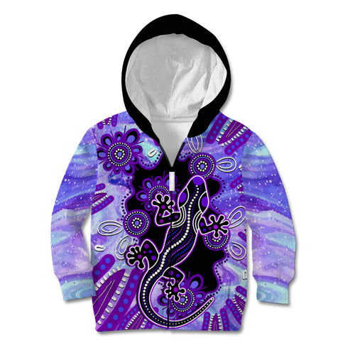 australia-opal-kid-hoodie-aussie-lizard-with-aboriginal-art-purple