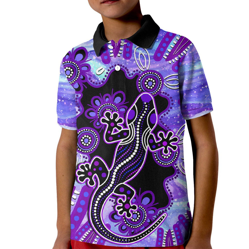 australia-opal-kid-polo-shirt-aussie-lizard-with-aboriginal-art-purple