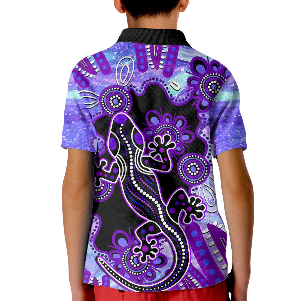 australia-opal-kid-polo-shirt-aussie-lizard-with-aboriginal-art-purple