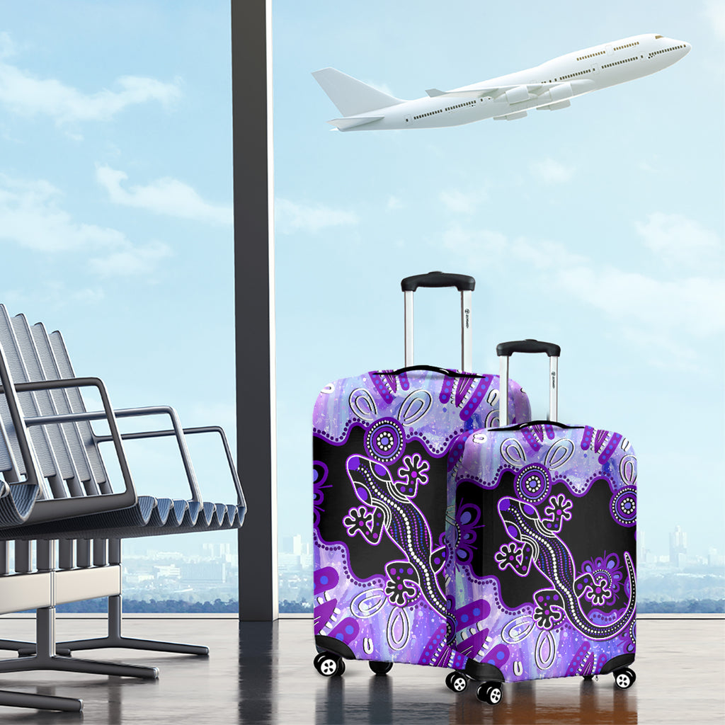 australia-opal-luggage-cover-aussie-lizard-with-aboriginal-art-purple