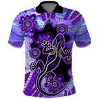 australia-opal-polo-shirt-aussie-lizard-with-aboriginal-art-purple