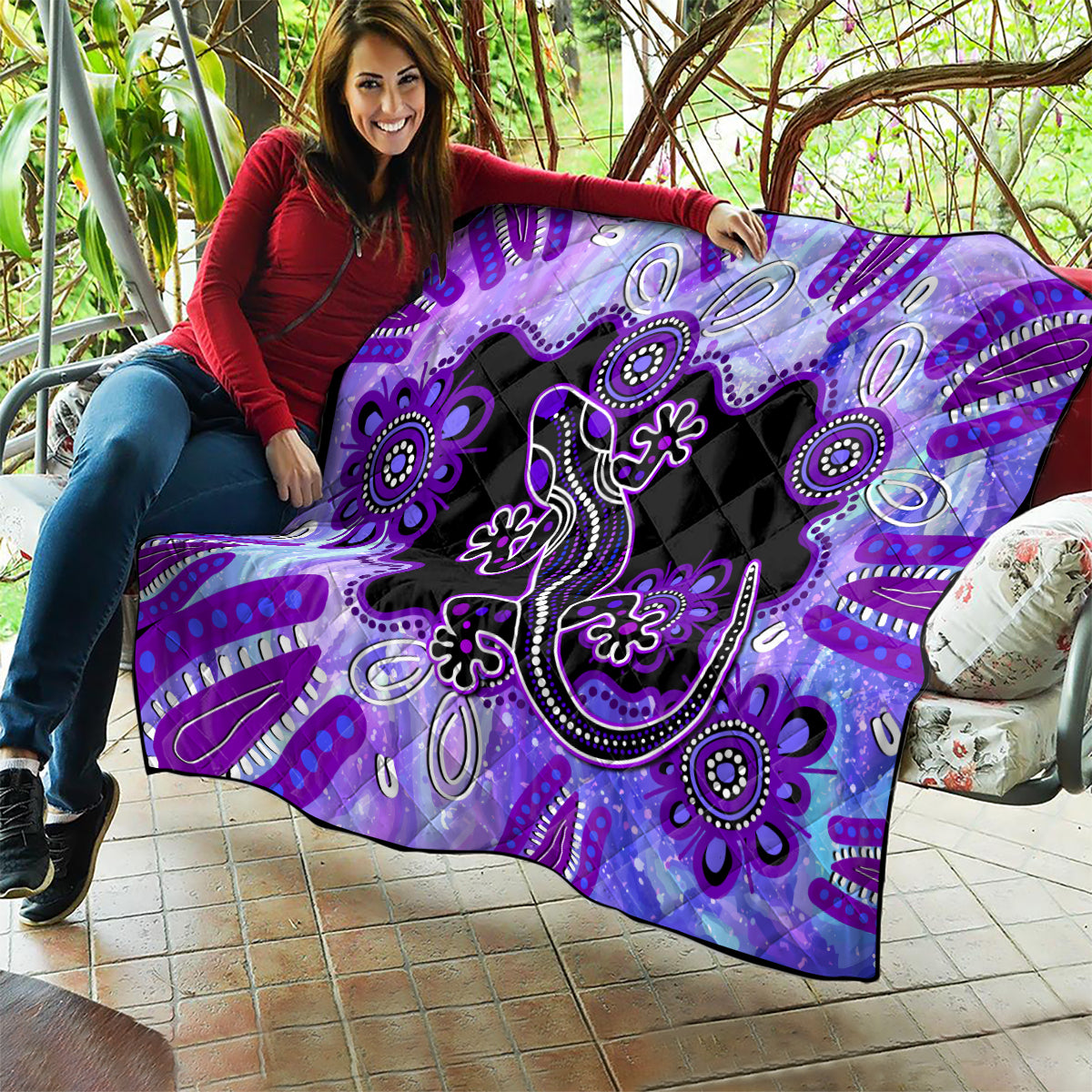 australia-opal-quilt-aussie-lizard-with-aboriginal-art-purple