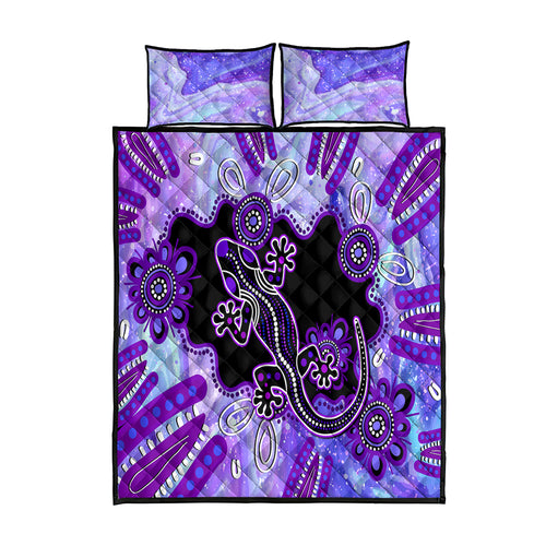 australia-opal-quilt-bed-set-aussie-lizard-with-aboriginal-art-purple