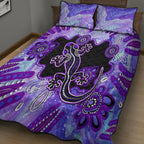 australia-opal-quilt-bed-set-aussie-lizard-with-aboriginal-art-purple