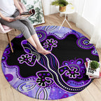 australia-opal-round-carpet-aussie-lizard-with-aboriginal-art-purple