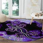 australia-opal-round-carpet-aussie-lizard-with-aboriginal-art-purple