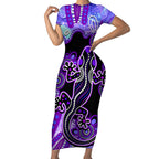 australia-opal-short-sleeve-bodycon-dress-aussie-lizard-with-aboriginal-art-purple