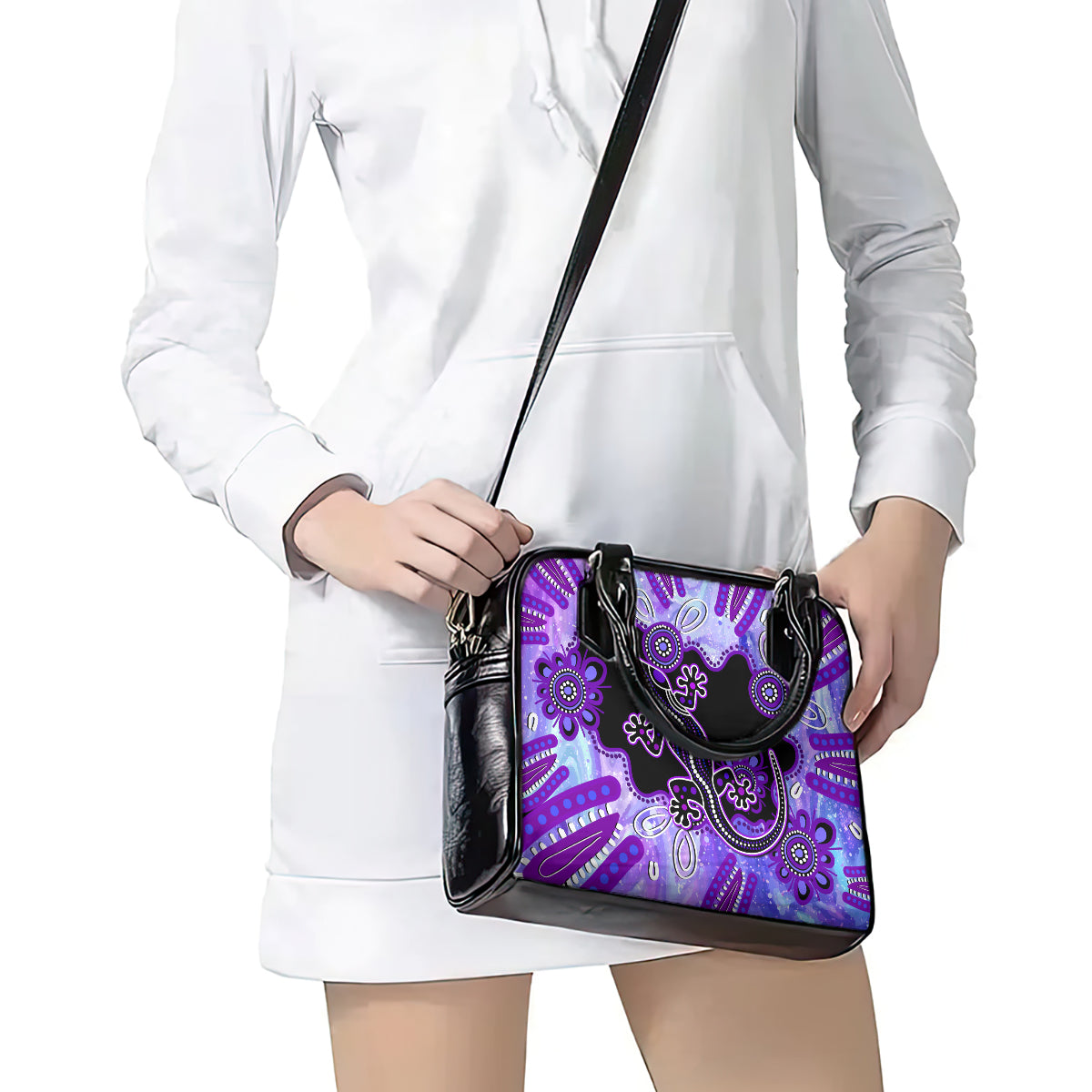 australia-opal-shoulder-handbag-aussie-lizard-with-aboriginal-art-purple