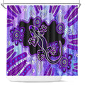 australia-opal-shower-curtain-aussie-lizard-with-aboriginal-art-purple