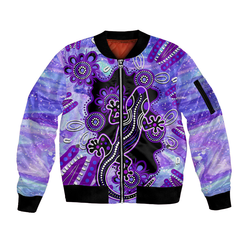 australia-opal-sleeve-zip-bomber-jacket-aussie-lizard-with-aboriginal-art-purple