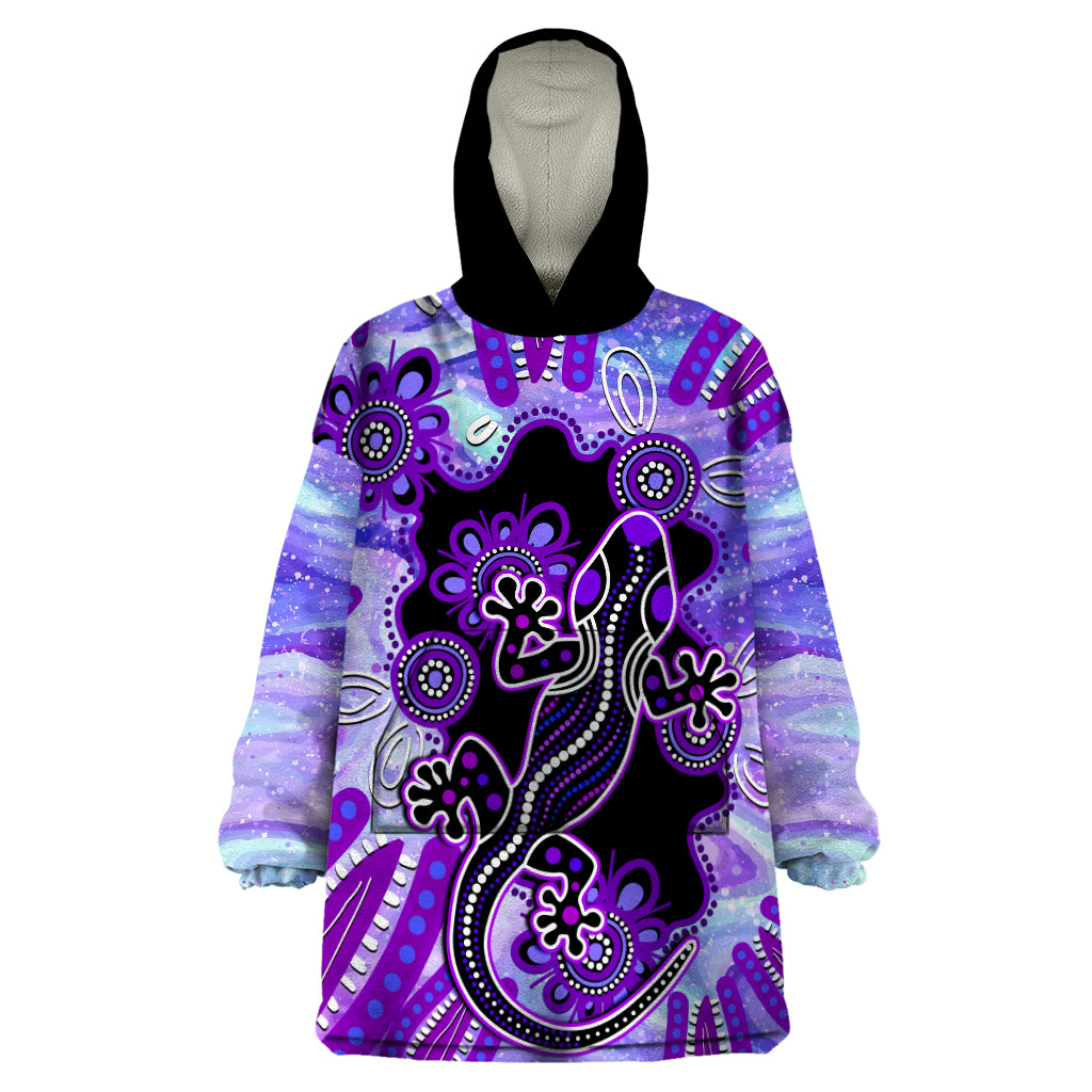 australia-opal-wearable-blanket-hoodie-aussie-lizard-with-aboriginal-art-purple