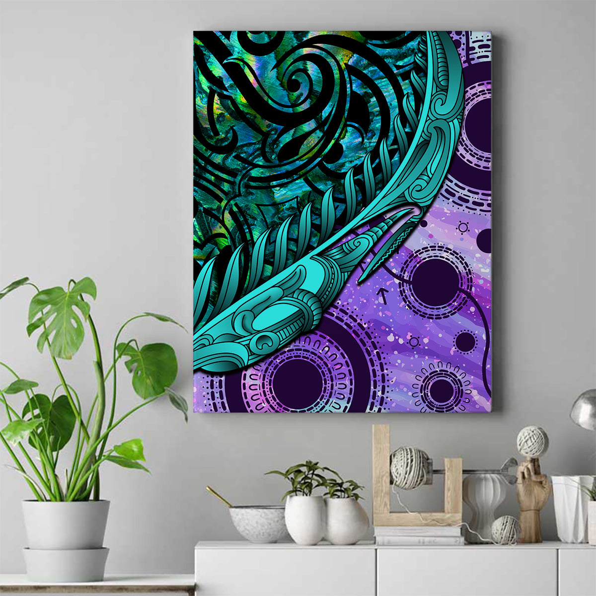 new-zealand-paua-shell-with-australia-opal-unique-combine-canvas-wall-art