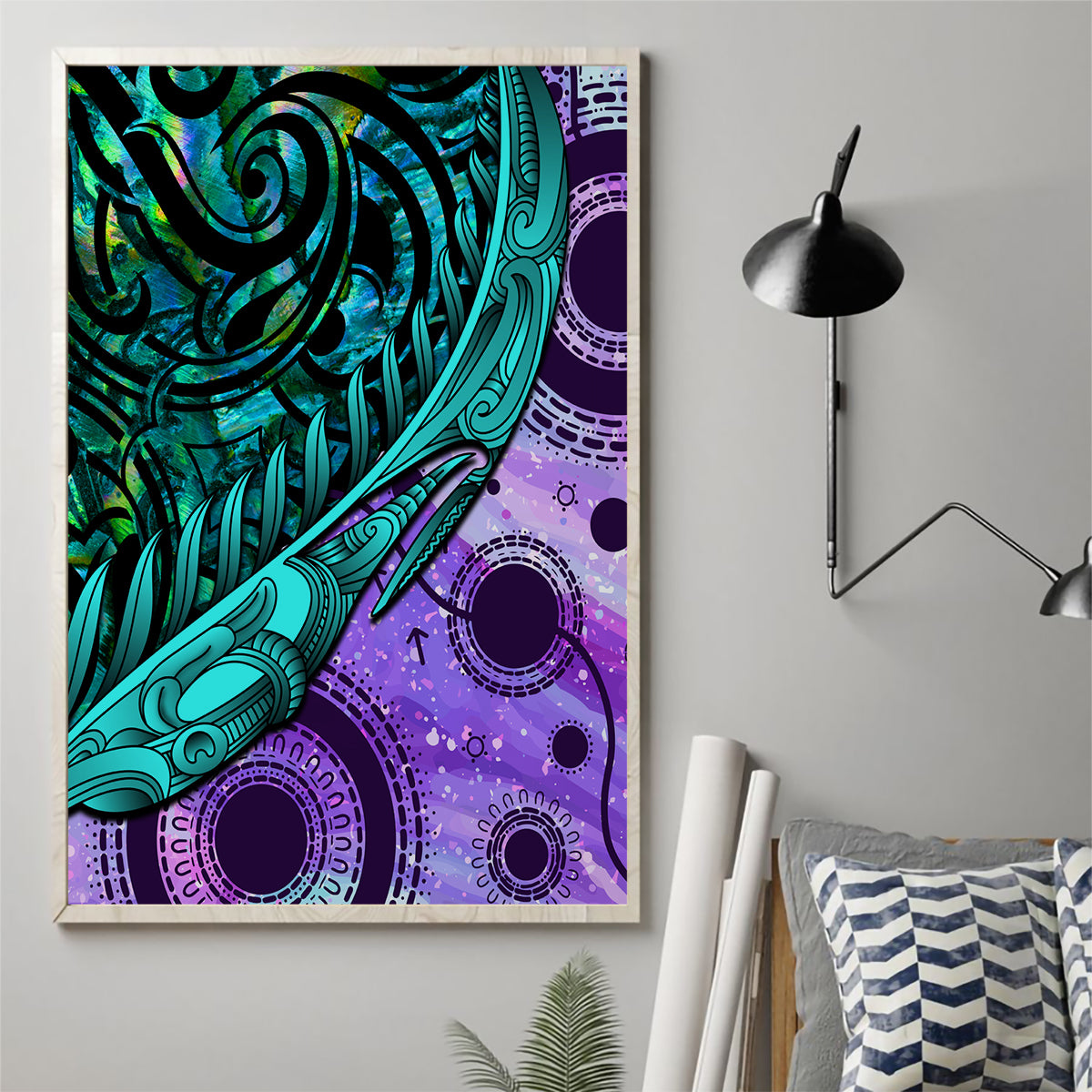 new-zealand-paua-shell-with-australia-opal-unique-combine-canvas-wall-art