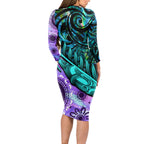 new-zealand-paua-shell-with-australia-opal-unique-combine-long-sleeve-bodycon-dress