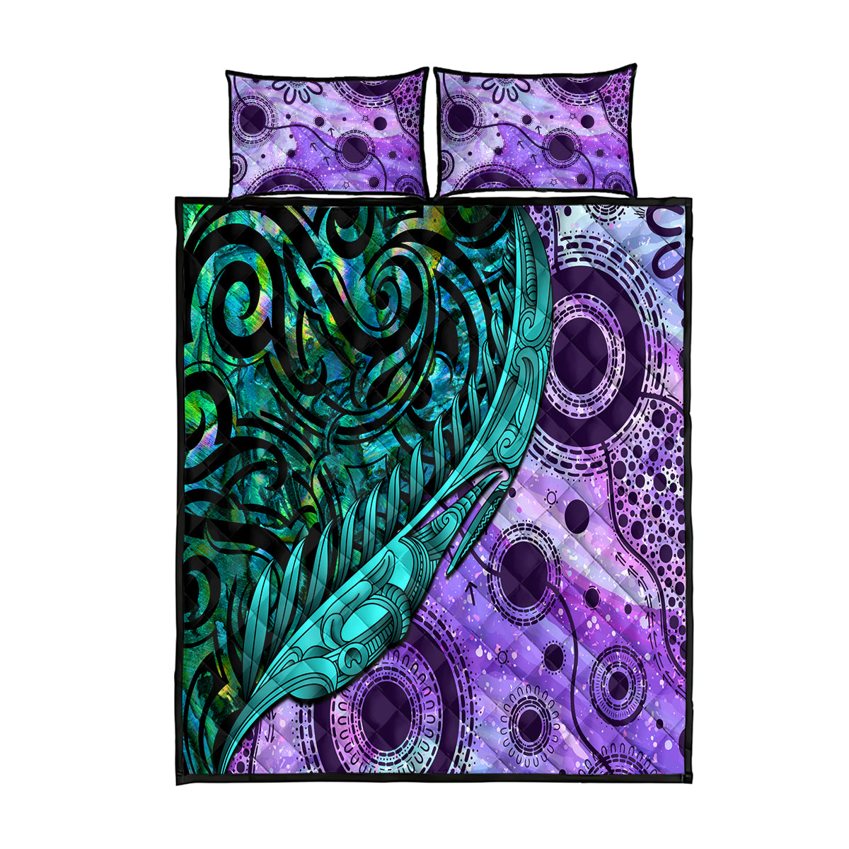 new-zealand-paua-shell-with-australia-opal-unique-combine-quilt-bed-set