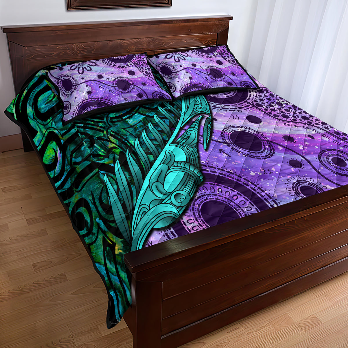 new-zealand-paua-shell-with-australia-opal-unique-combine-quilt-bed-set