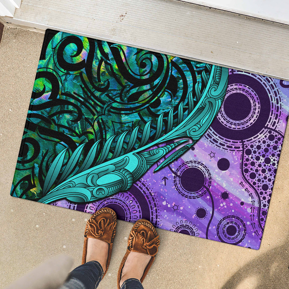 new-zealand-paua-shell-with-australia-opal-unique-combine-rubber-doormat