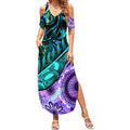 new-zealand-paua-shell-with-australia-opal-unique-combine-summer-maxi-dress