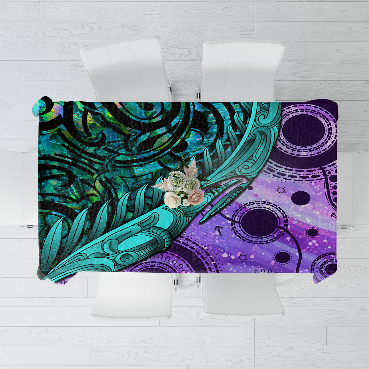 new-zealand-paua-shell-with-australia-opal-unique-combine-tablecloth