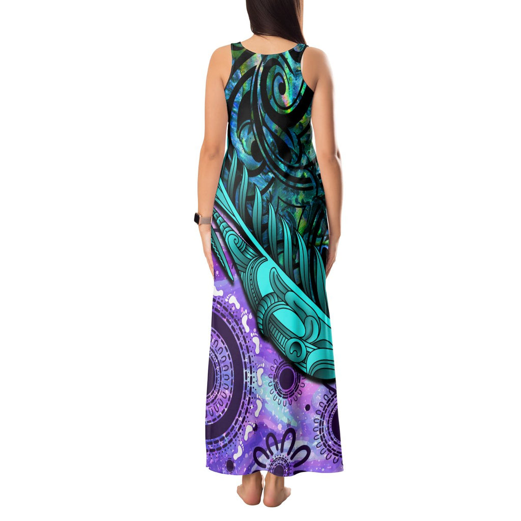 new-zealand-paua-shell-with-australia-opal-unique-combine-tank-maxi-dress