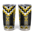 Yellow Taniko Aotearoa Tumbler Cup Niho Taniwha Mix Poutama