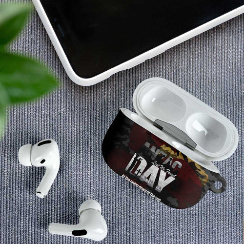 Australia ANZAC Day AirPods Case We Will Remember Them Poppy Camouflage - Aussie Hoodie