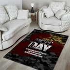 Australia ANZAC Day Area Rug We Will Remember Them Poppy Camouflage - Aussie Hoodie