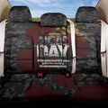 Australia ANZAC Day Back Car Seat Cover We Will Remember Them Poppy Camouflage - Aussie Hoodie