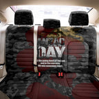 Australia ANZAC Day Back Car Seat Cover We Will Remember Them Poppy Camouflage - Aussie Hoodie