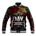 Australia ANZAC Day Baseball Jacket We Will Remember Them Poppy Camouflage - Aussie Hoodie