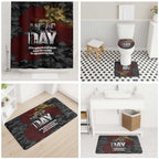 Australia ANZAC Day Bathroom Set We Will Remember Them Poppy Camouflage - Aussie Hoodie