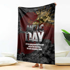 Australia ANZAC Day Blanket We Will Remember Them Poppy Camouflage - Aussie Hoodie