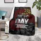 Australia ANZAC Day Blanket We Will Remember Them Poppy Camouflage - Aussie Hoodie