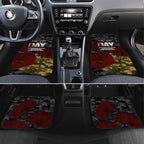 Australia ANZAC Day Car Mats We Will Remember Them Poppy Camouflage - Aussie Hoodie
