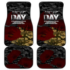 Australia ANZAC Day Car Mats We Will Remember Them Poppy Camouflage - Aussie Hoodie