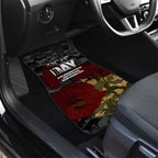 Australia ANZAC Day Car Mats We Will Remember Them Poppy Camouflage - Aussie Hoodie