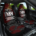 Australia ANZAC Day Car Seat Cover We Will Remember Them Poppy Camouflage - Aussie Hoodie