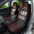 Australia ANZAC Day Car Seat Cover We Will Remember Them Poppy Camouflage - Aussie Hoodie