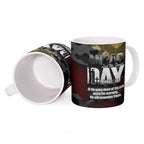 Australia ANZAC Day Ceramic Mug We Will Remember Them Poppy Camouflage - Aussie Hoodie