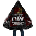 Australia ANZAC Day Cloak We Will Remember Them Poppy Camouflage - Aussie Hoodie